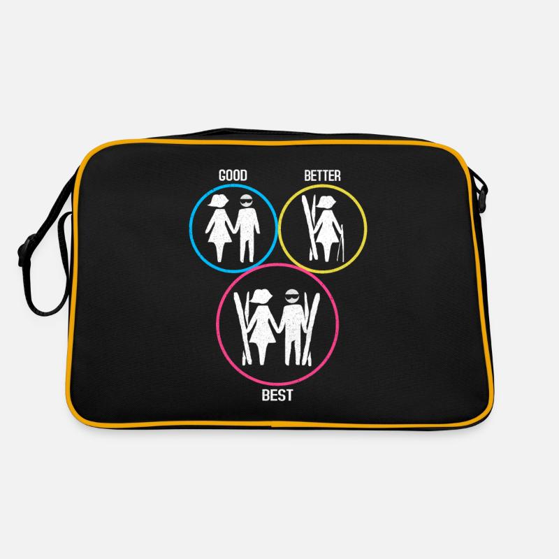 Skiing Skiing Skiing Skiing Skiing Retro Bag