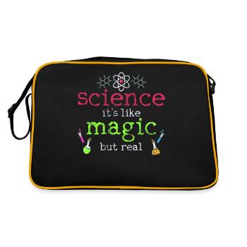 Science science science - Retro Bag - black/gold - Back