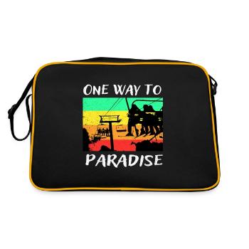 Snowboard - Retro Bag - black/gold - Back