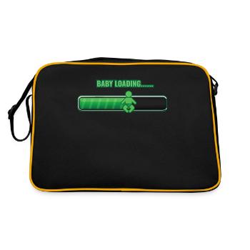 CHARGEMENT BÉBÉ - Sac Retro - noir/or - Dos