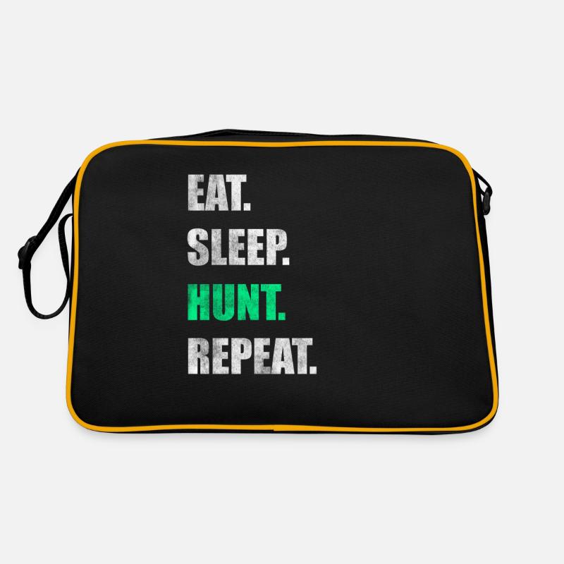 Jagen Jäger Jagd Spruch Geschenk Retro Tasche