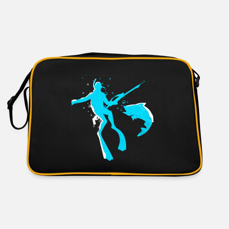 Fischen Harpune Retro Tasche