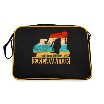 Pelle camion pelle - Sac Retro - noir/or - Dos