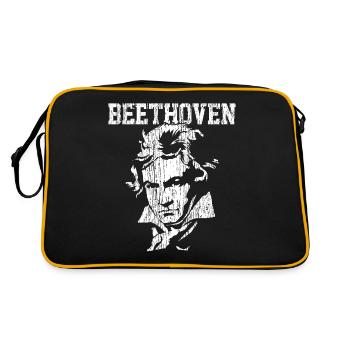 Beethoven - Retro Bag - black/gold - Back