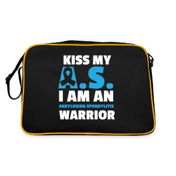 KISS MON CUL SPONDYLITE ANKYLOSANTE - Sac Retro - noir/or - Dos