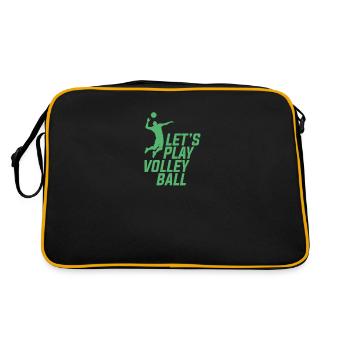 Volleyball volleyball équipe de volleyball - Sac Retro - noir/or - Dos