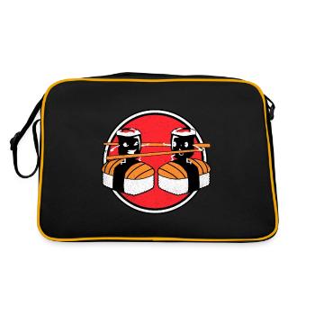 Sushi - Sac Retro - noir/or - Dos