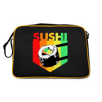 Sushi - Sac Retro - noir/or - Dos