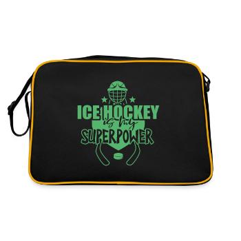 Hockey sur glace Hockey sur glace Hockey sur glace - Sac Retro - noir/or - Dos