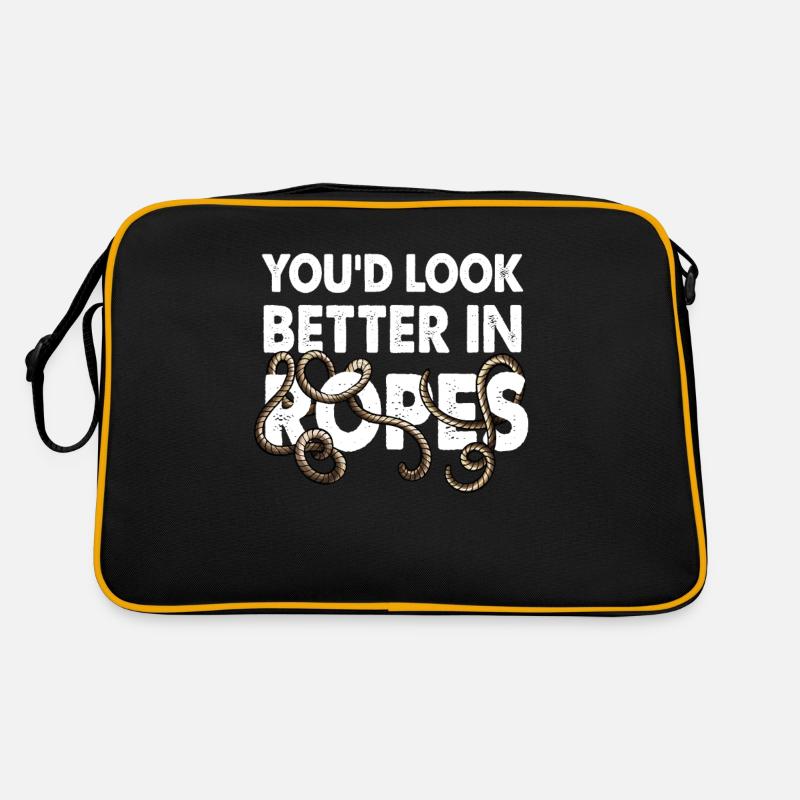 Funny Bondage Rigger BDSM Bondage Gift Retro Bag