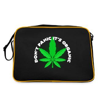 cannabis - Sac Retro - noir/or - Dos