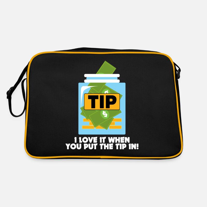 Bartender Gift Idea Tip funny saying Retro Bag