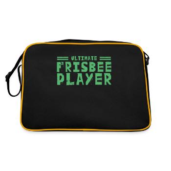 Frisbee Throw Frisbee Game - Retro Bag - black/gold - Back