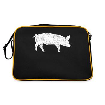 Pork Pork Lover Making That - Retro Bag - black/gold - Back