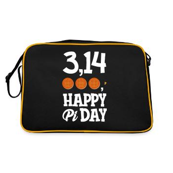 Pi Day chaque jour est meilleur avec quelque chose de Pi - Sac Retro - noir/or - Dos