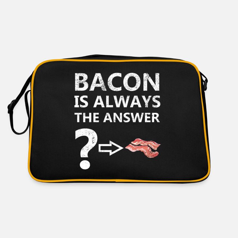 Bacon Déjeuner Viande Grillant Bacon Cadeau Sac Retro