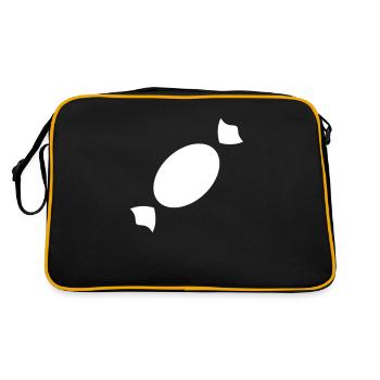 bonbon - Retro Tasche - Schwarz/Gold - Hinten