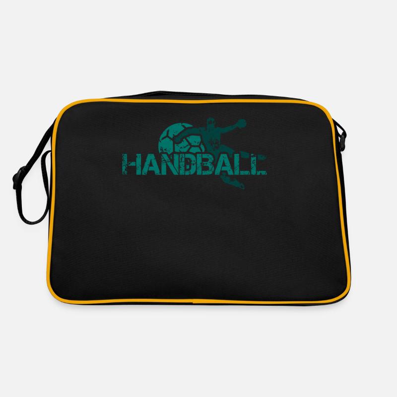 Handball Player Ball Scoring Retro Bag