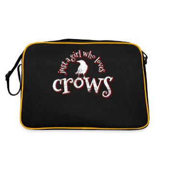 Crow crow crow - Retro Bag - black/gold - Back