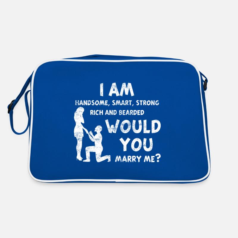 Heiratsantrag Ehe Hochzeit Verlobung Geschenkidee Retro Tasche