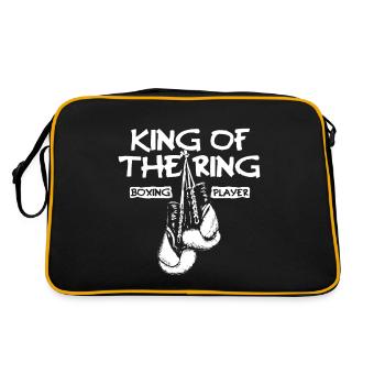 boxe - Sac Retro - noir/or - Dos