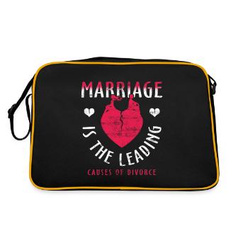 Marriage request - Retro Bag - black/gold - Back