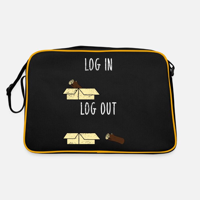Informatique Joke Connexion Connexion Nerd Office Gift Sac Retro