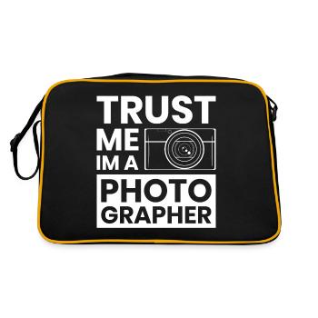 Forograf photo prenant des photos - Sac Retro - noir/or - Dos