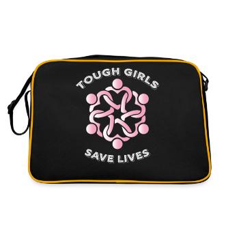Social worker - social worker - saying - life - Retro Bag - black/gold - Back