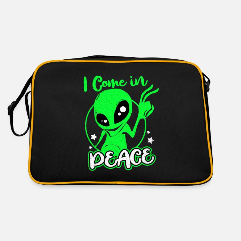 Aliens - Retro Tasche - Schwarz/Gold