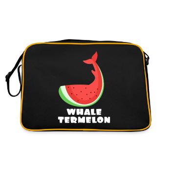 watermelon - Retro Bag - black/gold - Back