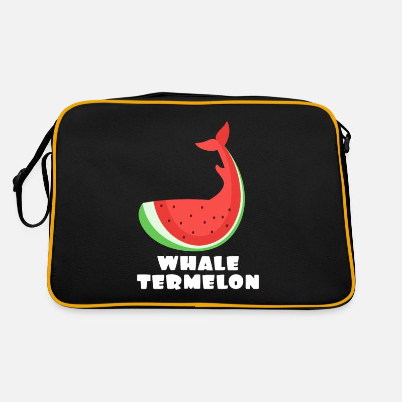 Wassermelone Retro Tasche