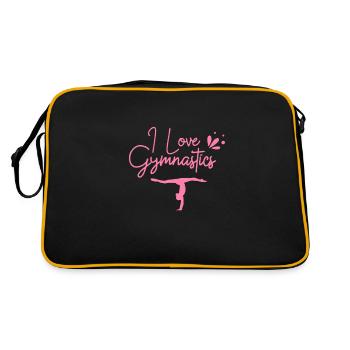 Gymnastique - Sac Retro - noir/or - Dos