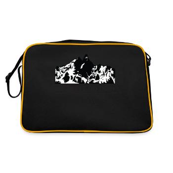 Aiguille du Dru - Sac Retro - noir/or - Dos