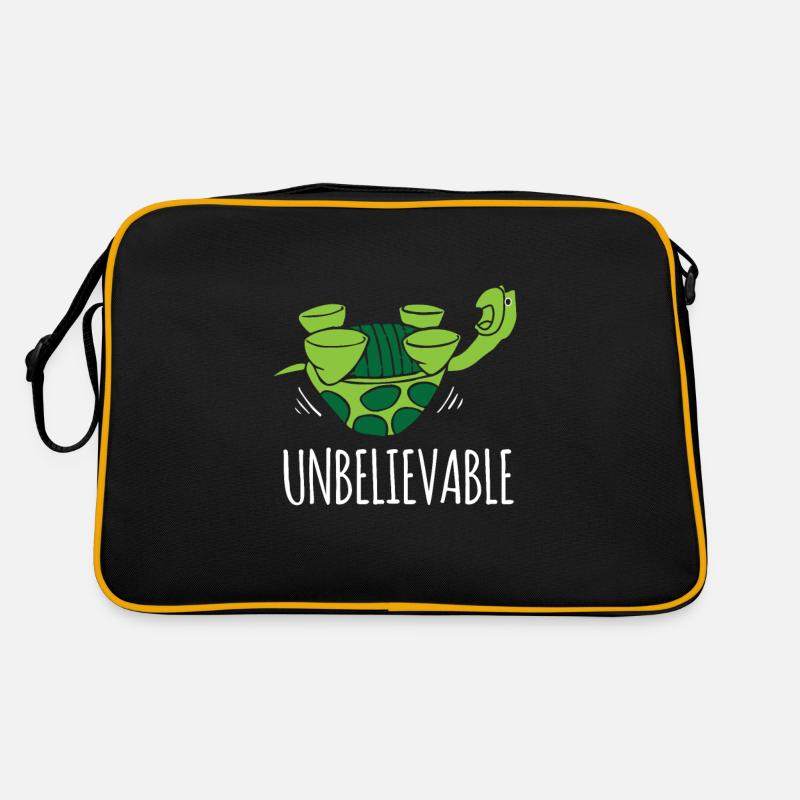 Turtle Turtle Incredible shell on back Retro Bag