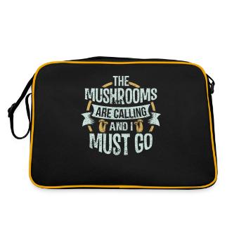 Cueillette de champignons - Sac Retro - noir/or - Dos