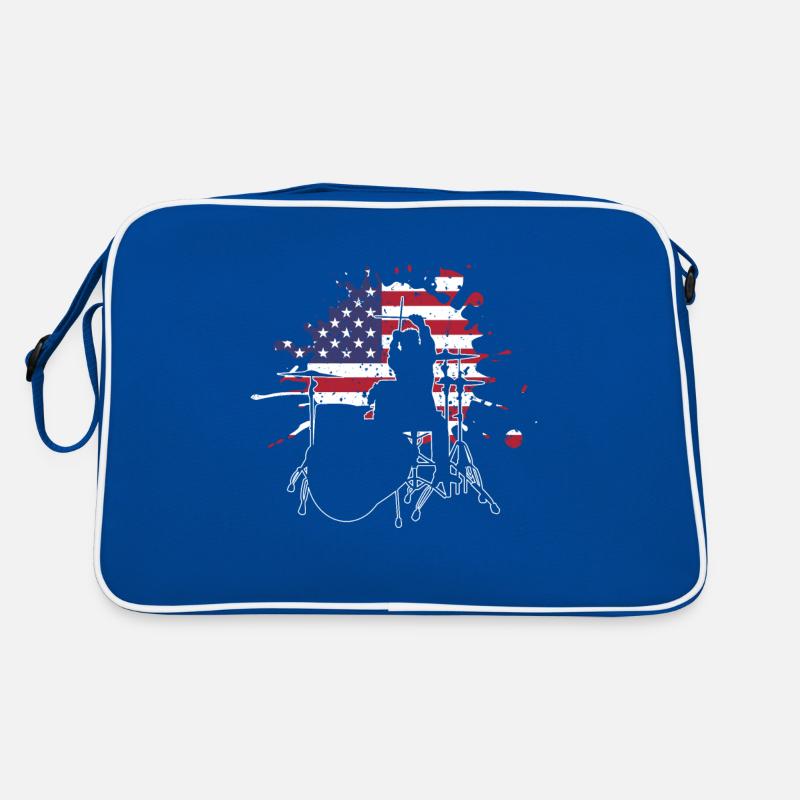 Drum Drum Drummer Player Gift Retro Bag
