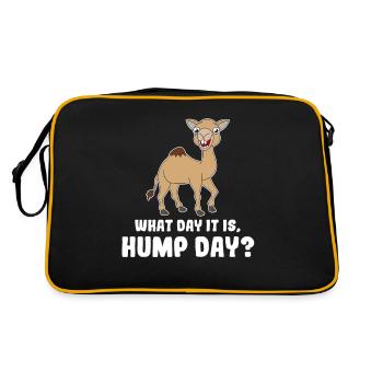 Chameau chameaux amour cadeau amoureux des animaux - Sac Retro - noir/or - Dos