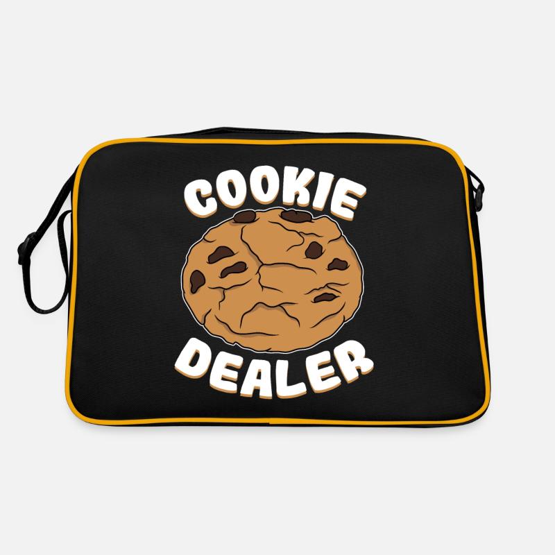 Kekse Keks Cookie Dealer Bäcker Backen Geschenk Retro Tasche
