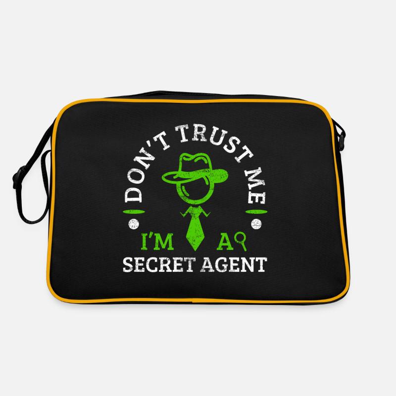 Secret Agent Spy Agent Gift Gift Idea Retro Bag