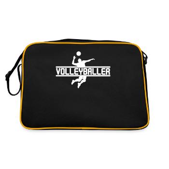 Volleyballer - Sac Retro - noir/or - Dos