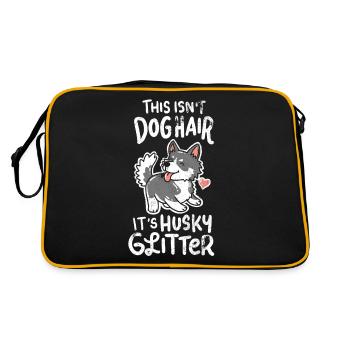 Husky Sibérien - Sac Retro - noir/or - Dos