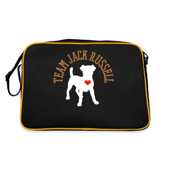 Jack Russell - Sac Retro - noir/or - Dos