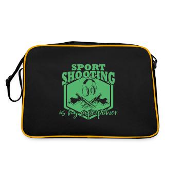 Tir sportif - Sac Retro - noir/or - Dos