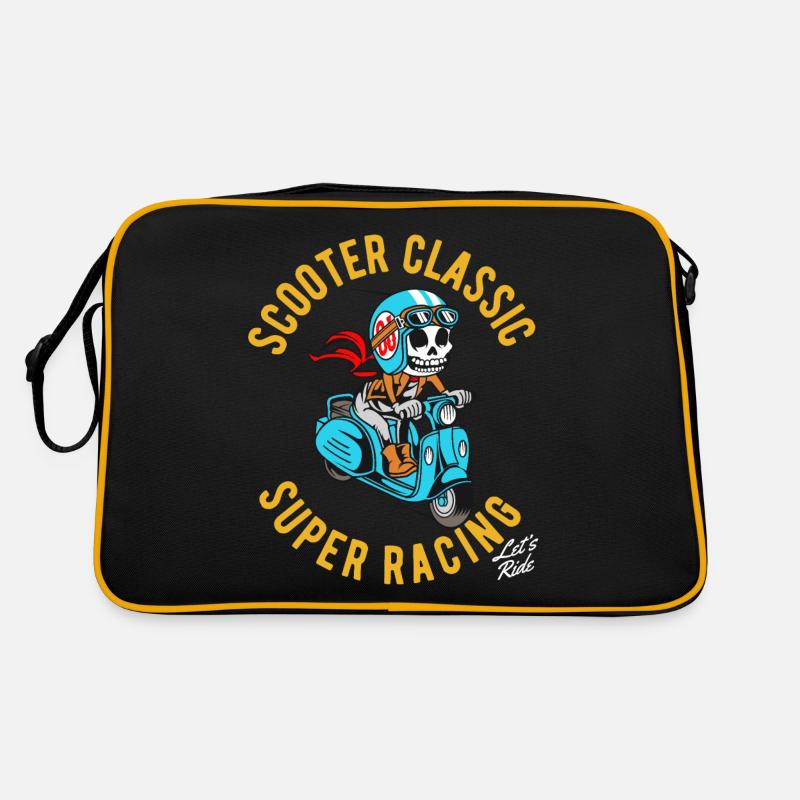 Scooters classic skeleton Retro Bag