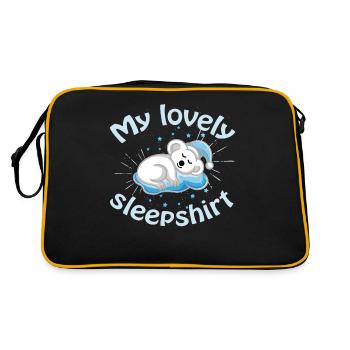 My lovely sleepshirt My favorite sleeping shirt - Retro Bag - black/gold - Back