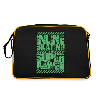 Sk8 Inline Skate Inline Skating Roller Skates Inliner - Retro Bag - black/gold - Back