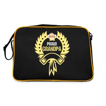 Grand-père fier - Sac Retro - noir/or - Dos