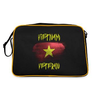 Vétéran du Vietnam - Sac Retro - noir/or - Dos
