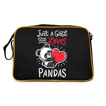 panda - Sac Retro - noir/or - Dos